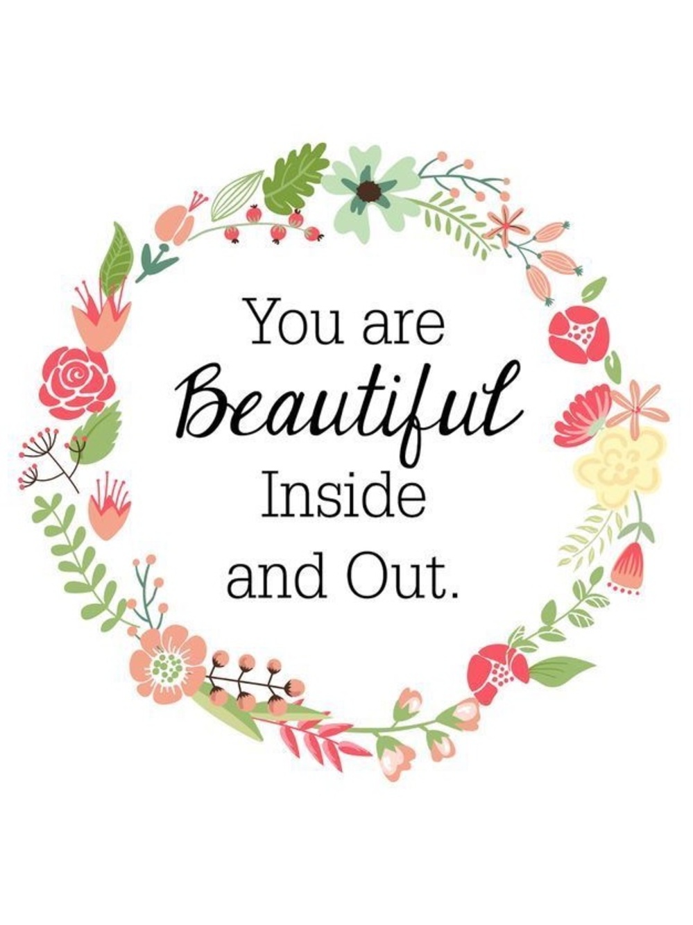 Monthly Positive message